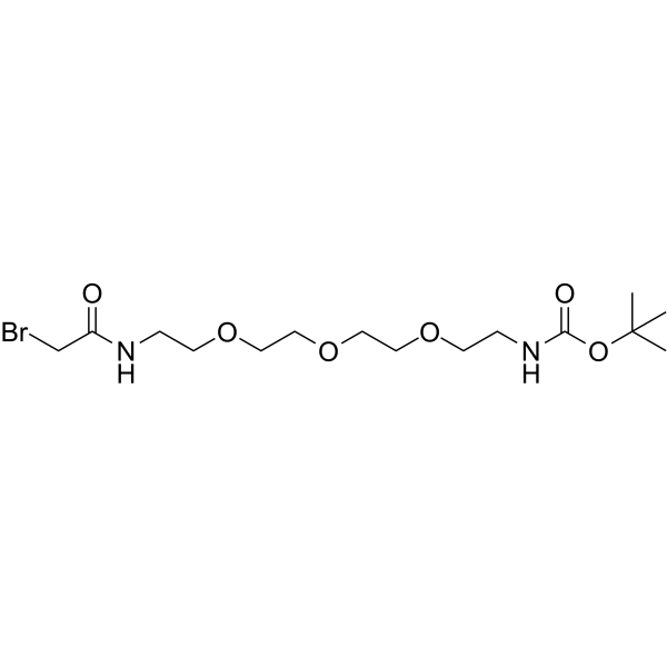 Bromoacetamido-PEG3-Boc-amine 1421933-39-2